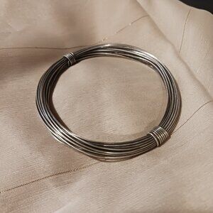 Hand Made Sterling Wire Bracelet